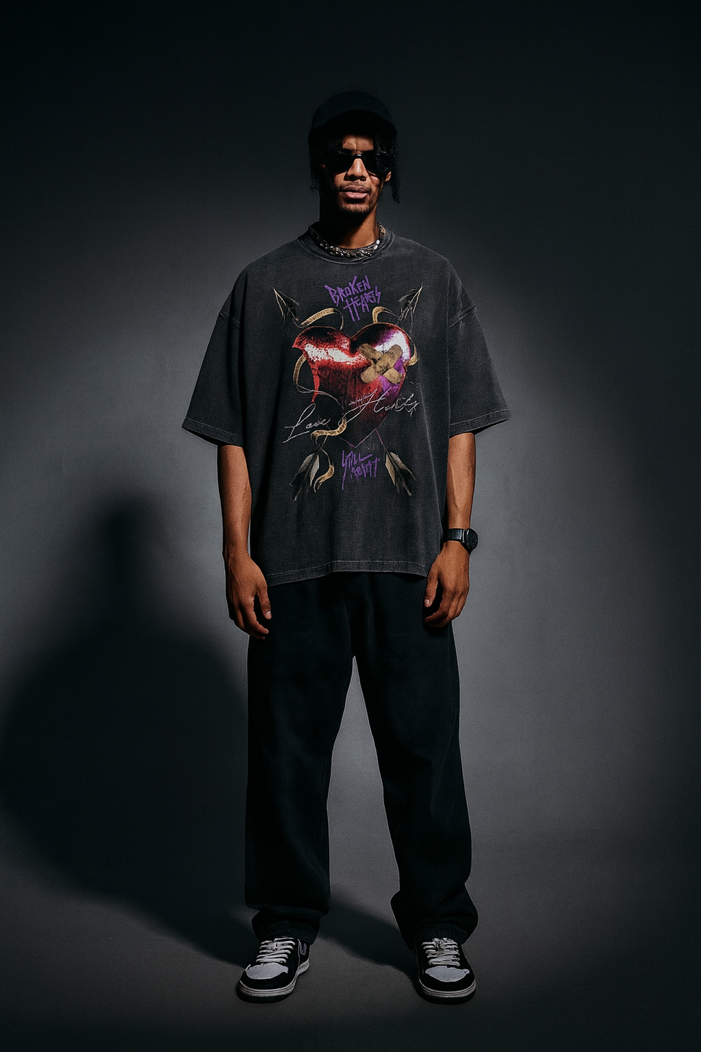 BROKEN HEARTS WASHED BOXY TEE®