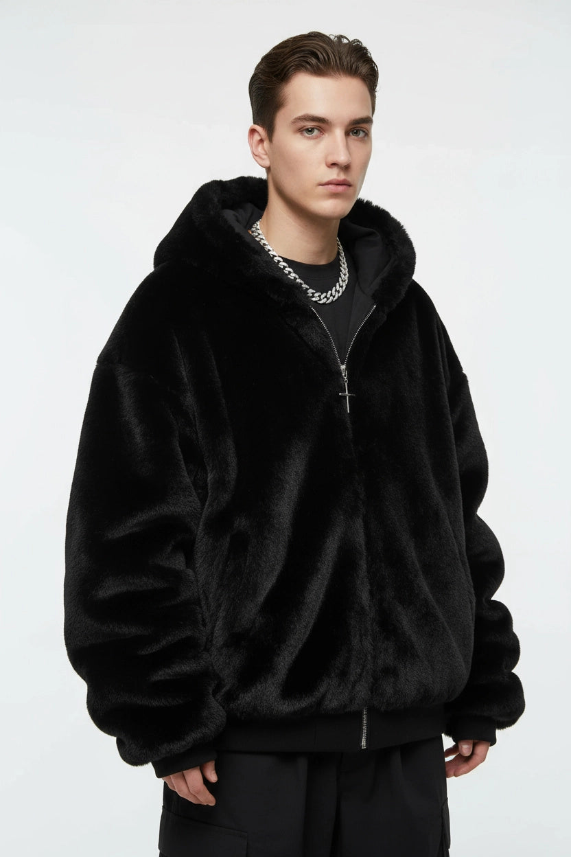 REVERSIBLE FUR ZIP-UP®
