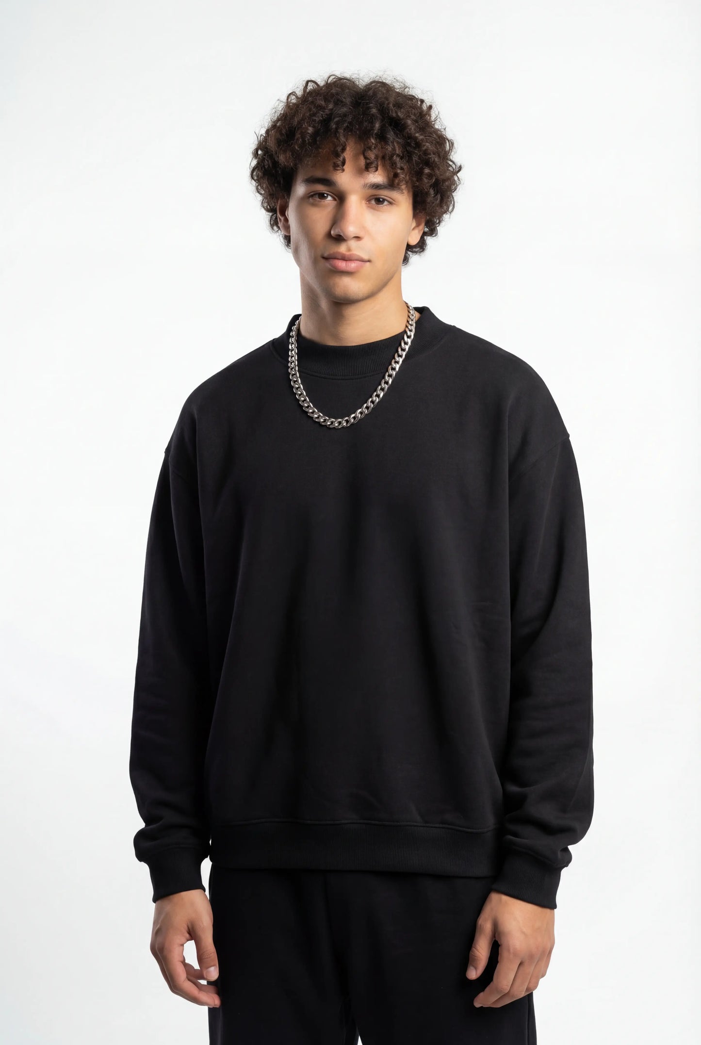 FLEECE MOCK-NECK SWEATSHIRT®