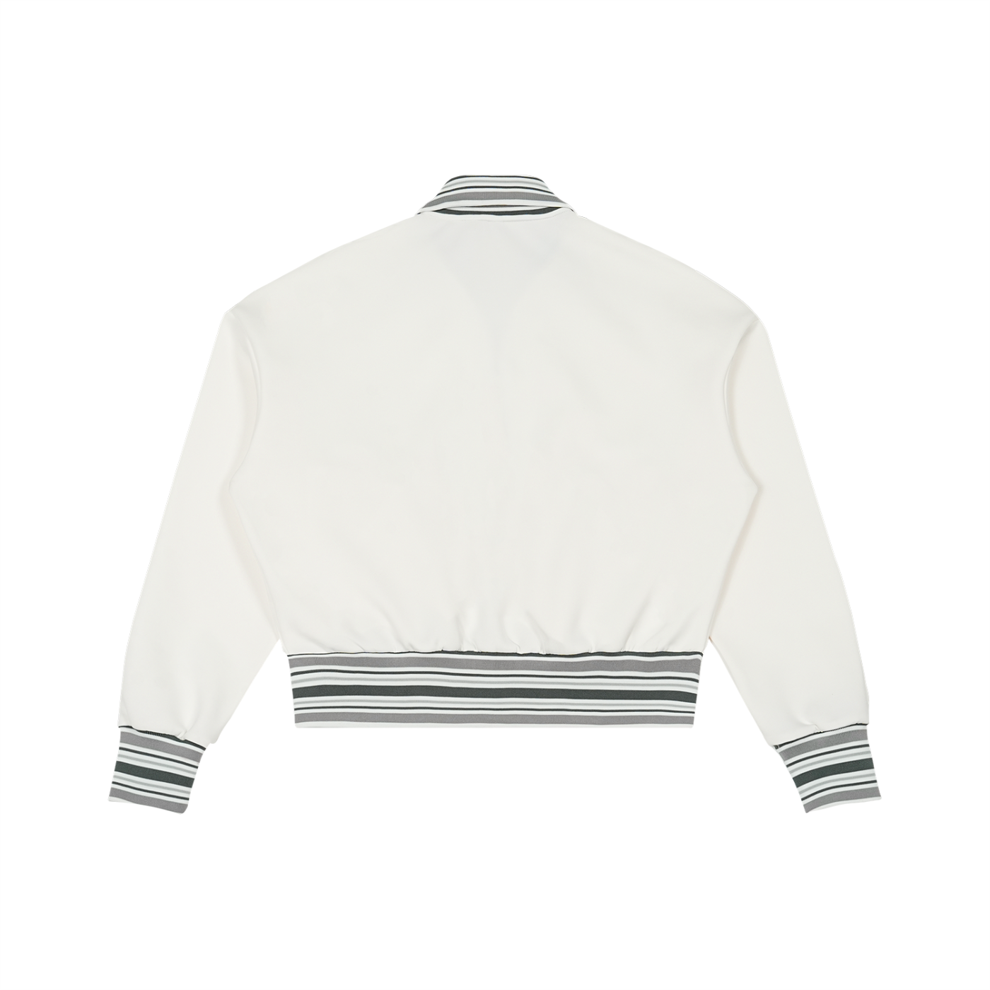 STRIPED RIB COLLAR ZIP JACKET®