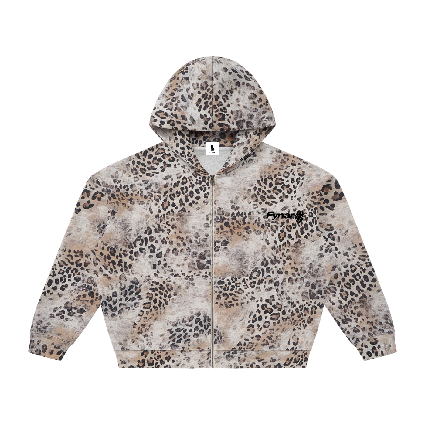 LEOPARD ZIP-UP