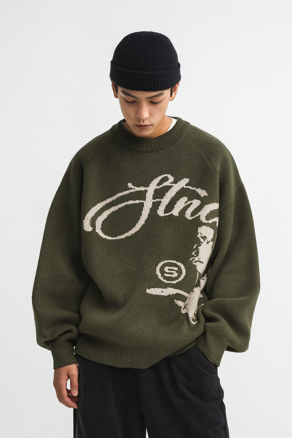 KNIT SWEATER® [EMERALD]