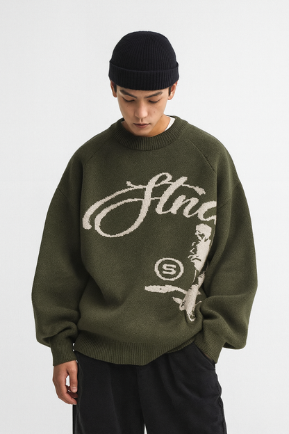 KNIT SWEATER® [EMERALD]