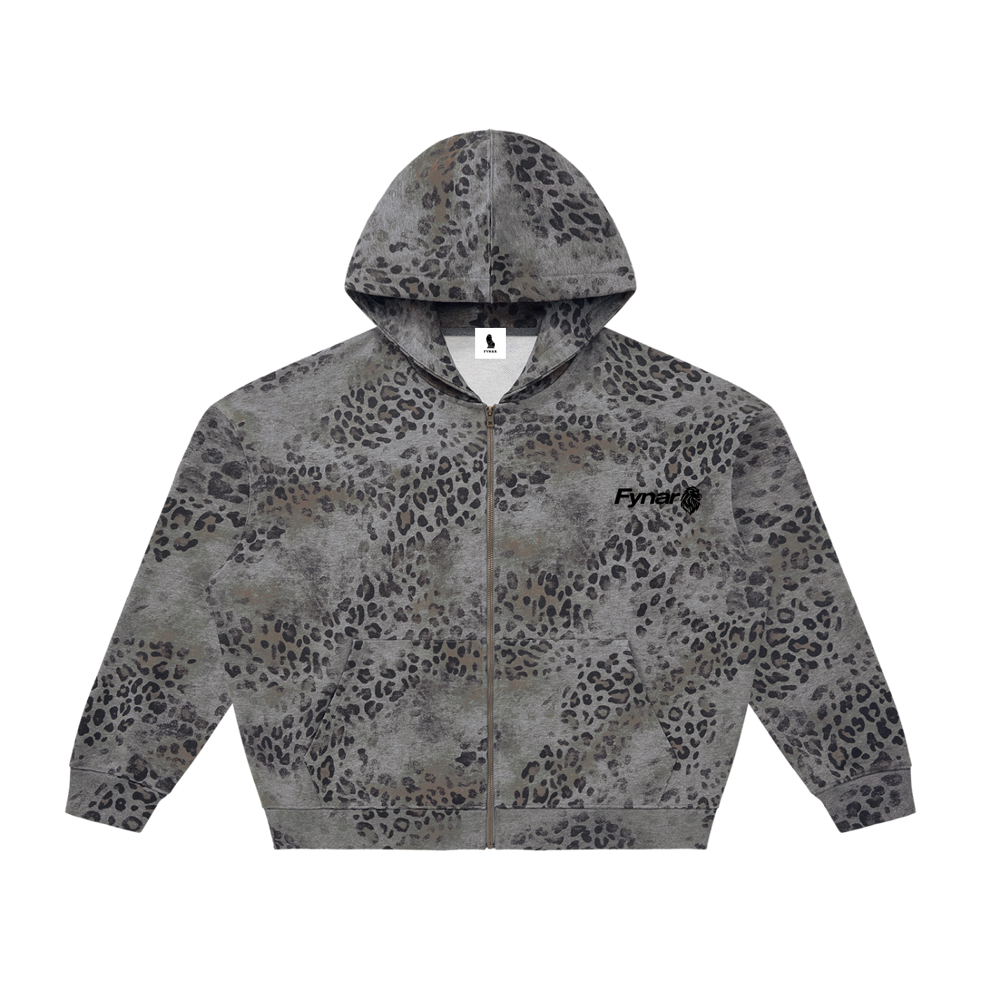 LEOPARD ZIP-UP