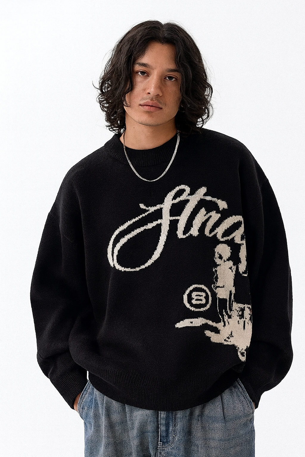 KNIT SWEATER® [OPIUM BLACK]