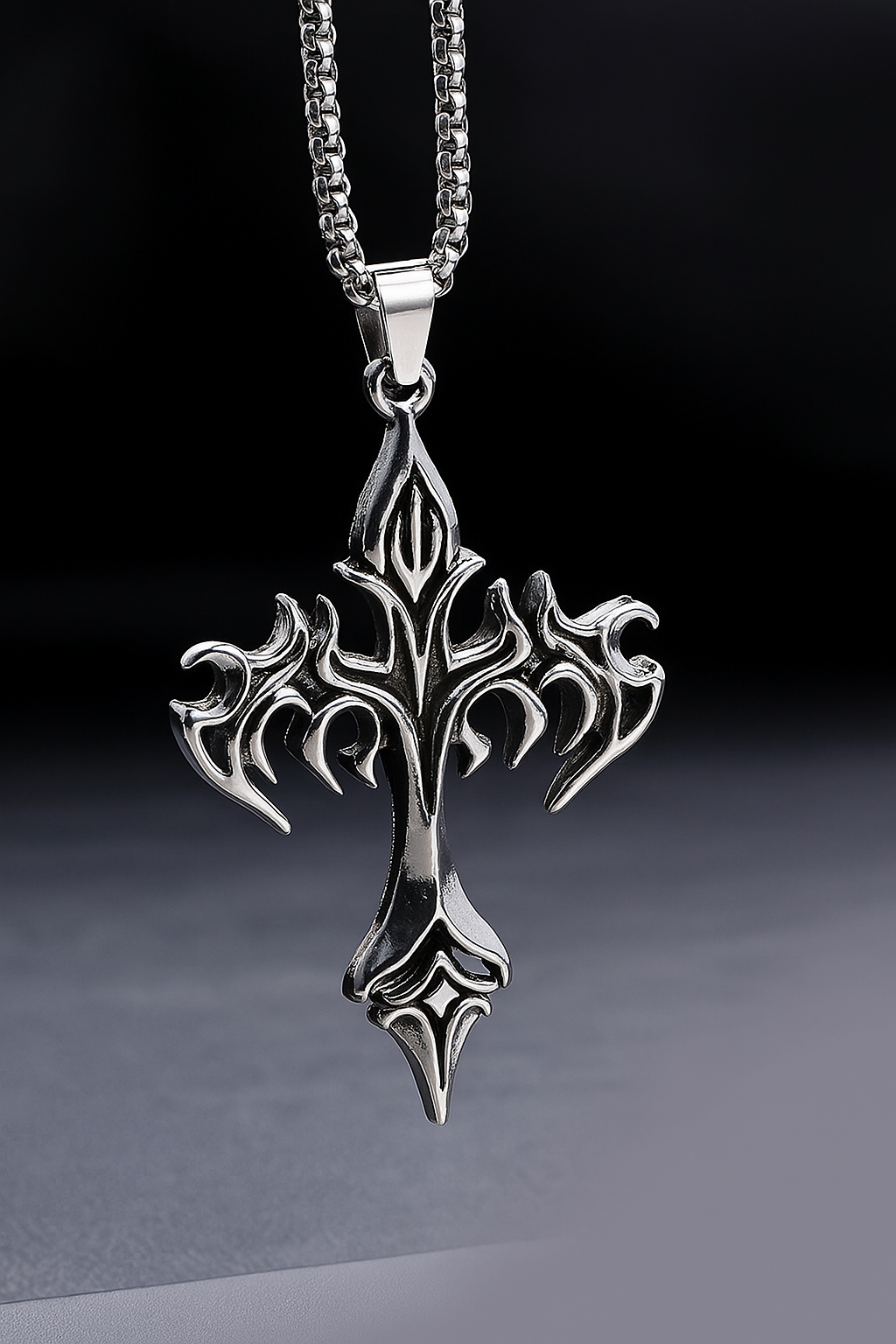 FLAME CROSS NECKALCE®