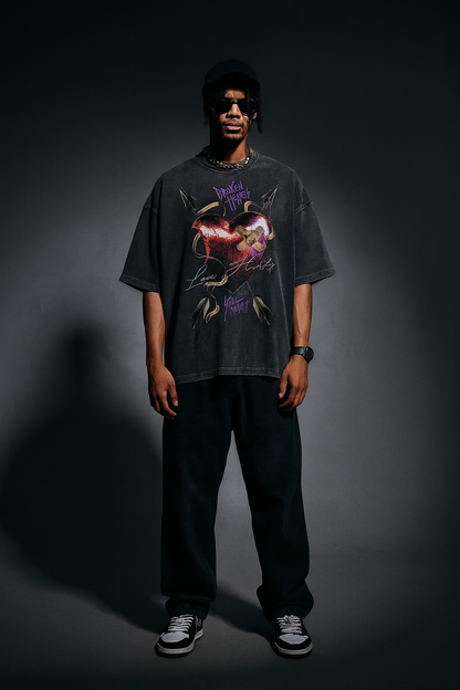 BROKEN HEARTS WASHED BOXY TEE®