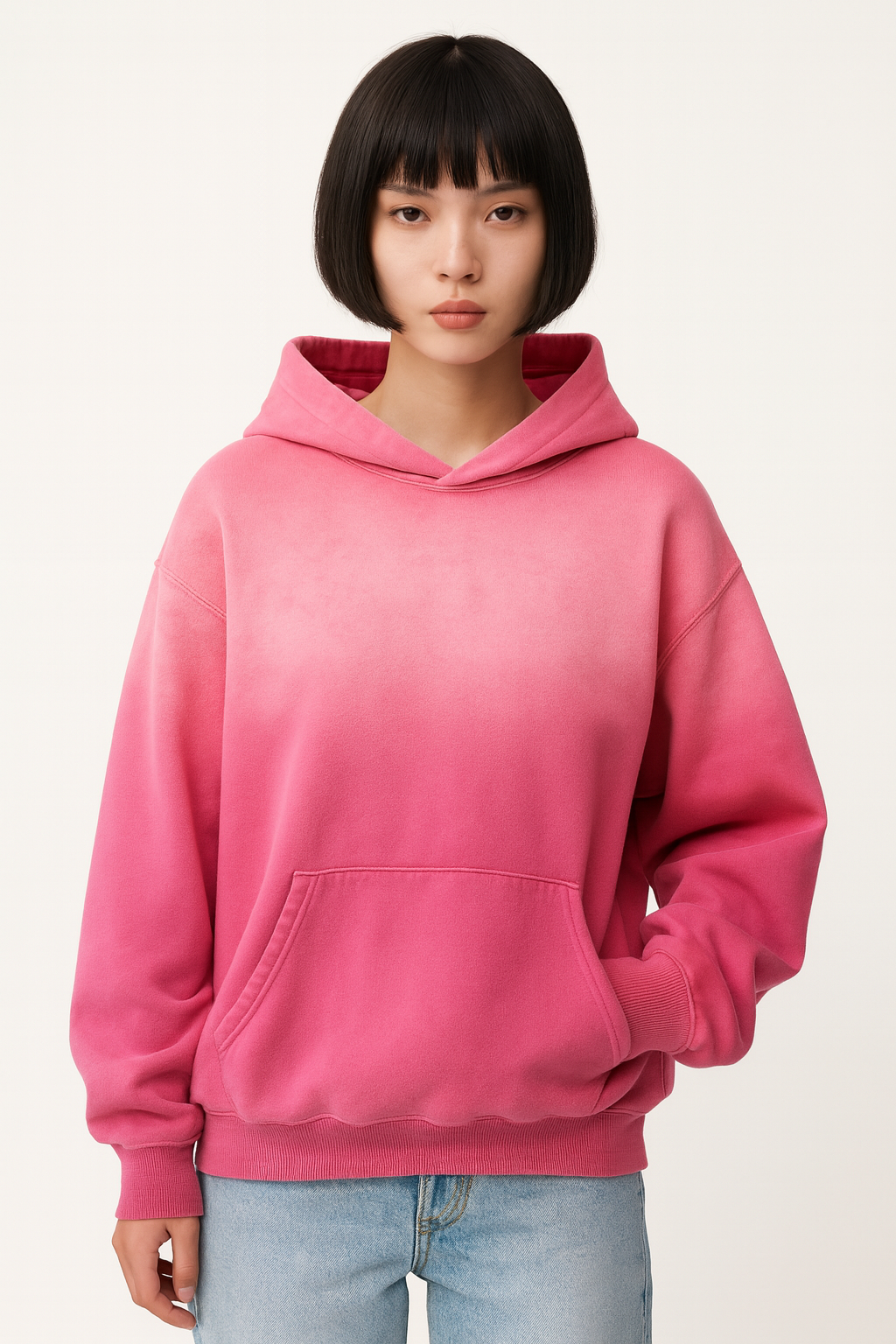 SUNFADE OVERSIZED HOODIE® [PINK]