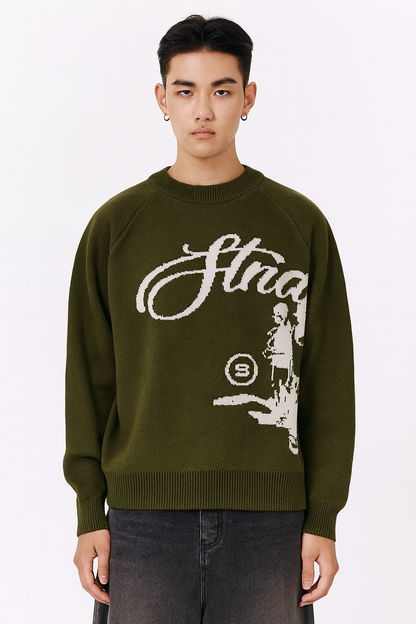 KNIT SWEATER® [EMERALD]