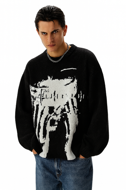 GRAPHIC KNIT SWEATER®