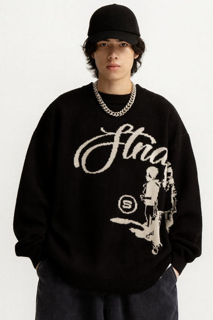KNIT SWEATER® [OPIUM BLACK]