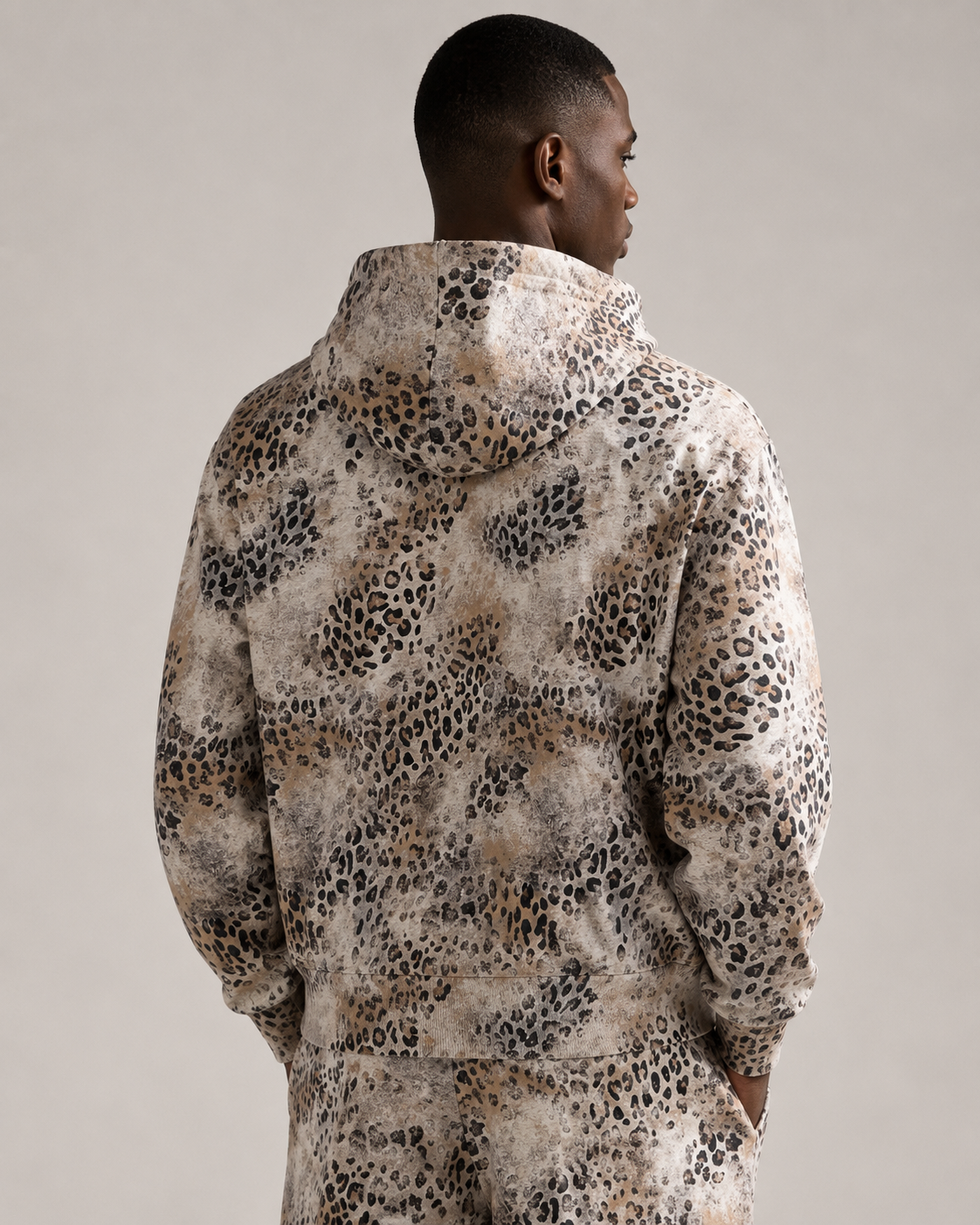 LEOPARD ZIP-UP