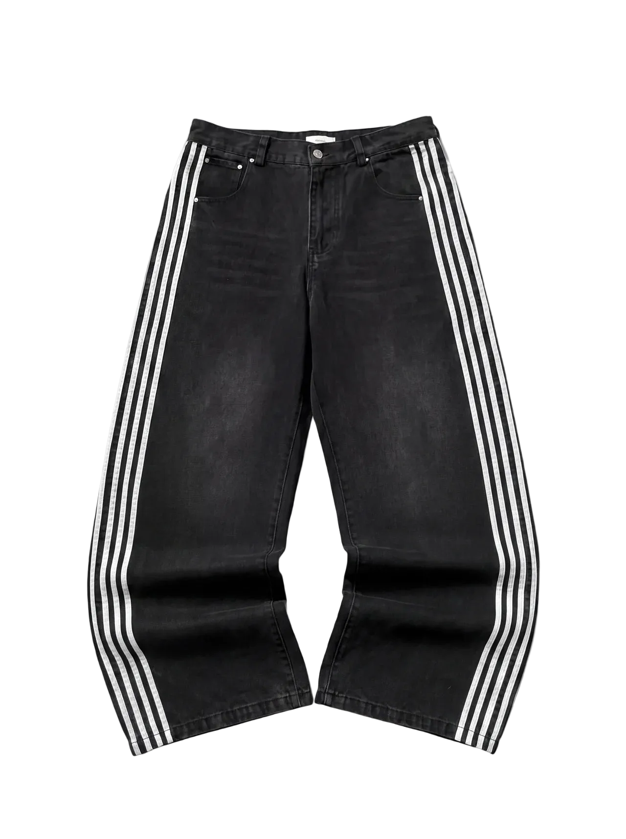 5 STRIPES JEANS (BLACK)
