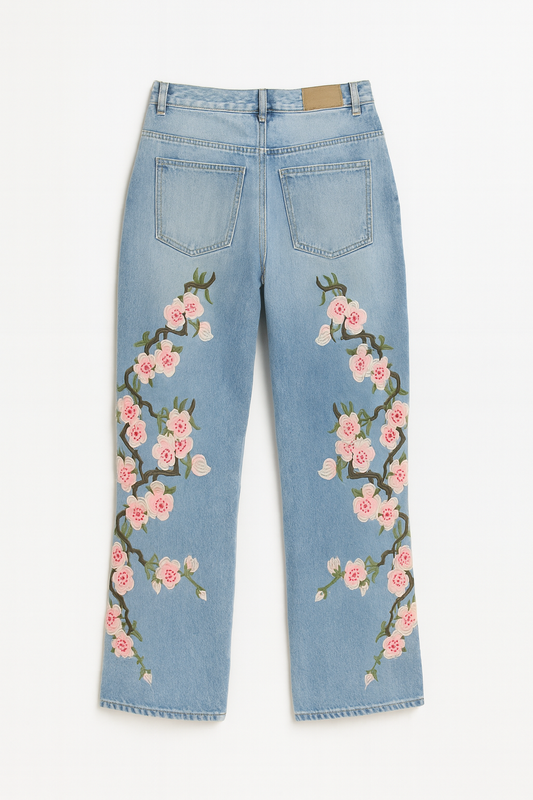 CHERRY BLOSSOM DENIM JEANS®