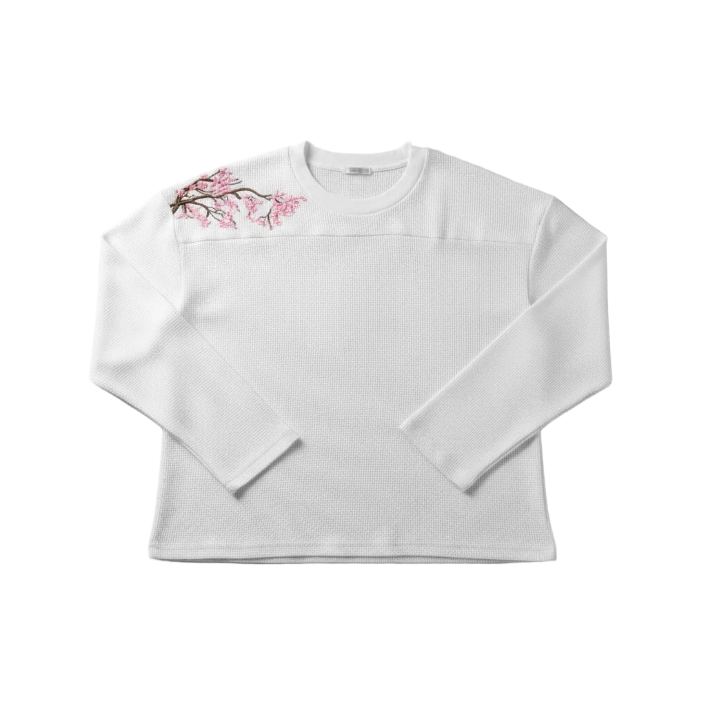 CHERRY BLOSSOM EMBROIDERY TEE®