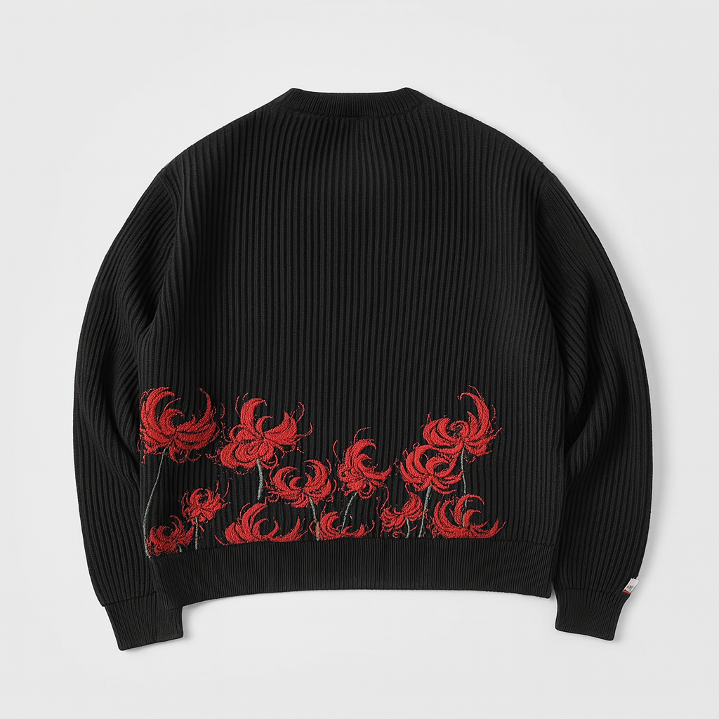 SPIDER LILY EMBROIDERY SWEATER®