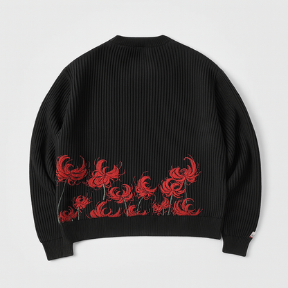 SPIDER LILY EMBROIDERY SWEATER®