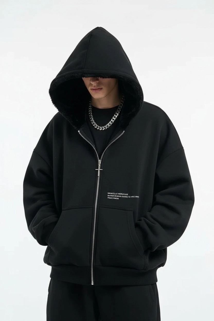 REVERSIBLE FUR ZIP-UP®