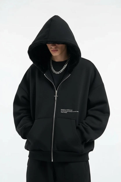 REVERSIBLE FUR ZIP-UP®