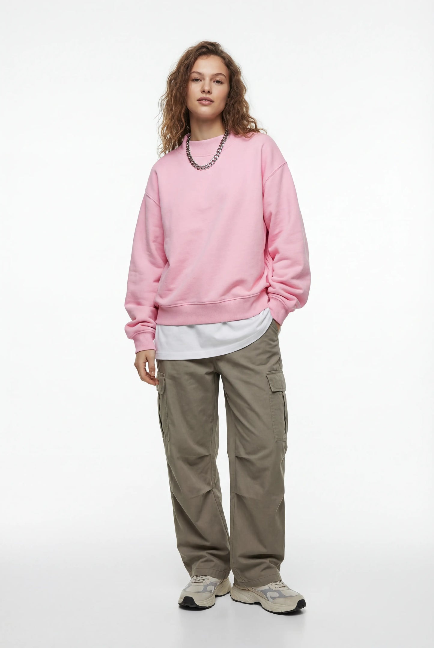 FLEECE MOCK-NECK SWEATSHIRT®