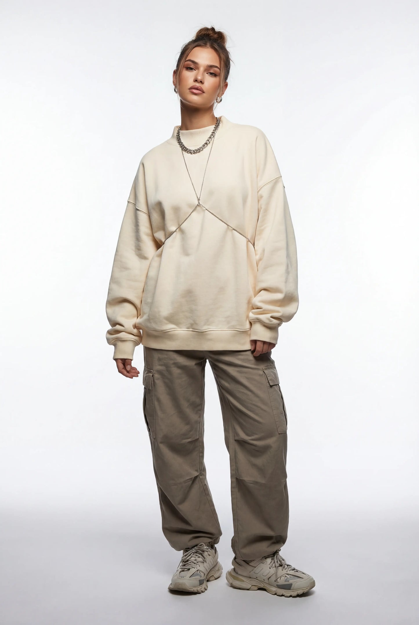FLEECE MOCK-NECK SWEATSHIRT®