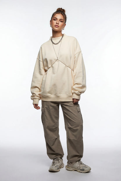 FLEECE MOCK-NECK SWEATSHIRT®