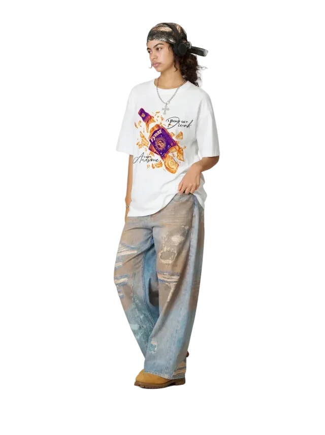 SHATTERED BOTTLE STATEMENT T-SHIRT®