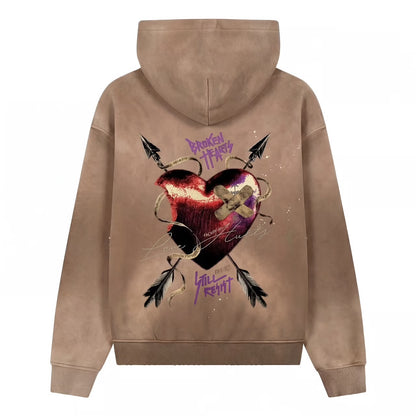 BROKEN HEARTS HOODIE® - 360 GSM