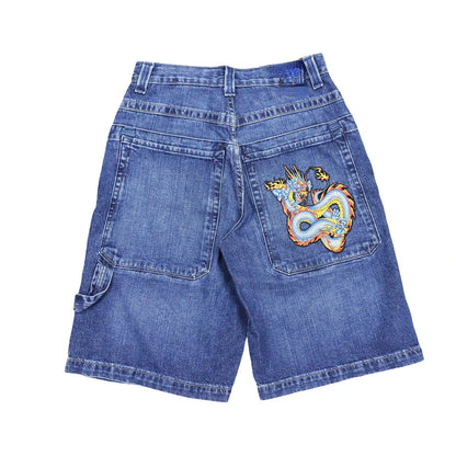 DRAGON EMBROIDED JORTS®