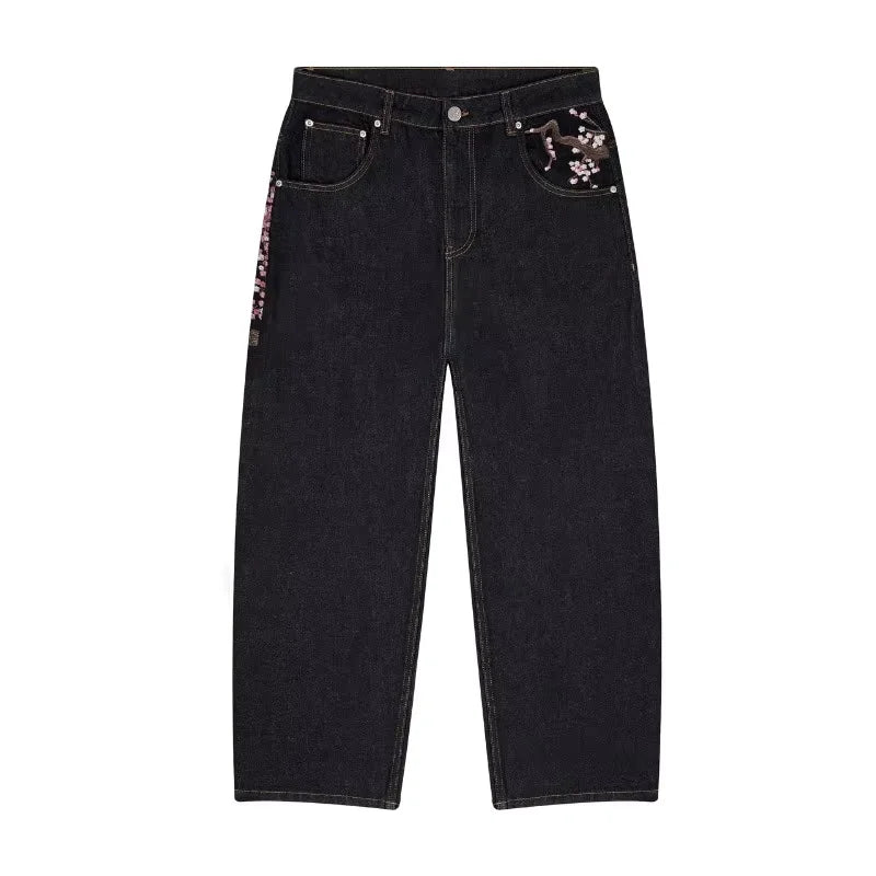 PLUM BLOSSOM EMBROIDERY DENIM®