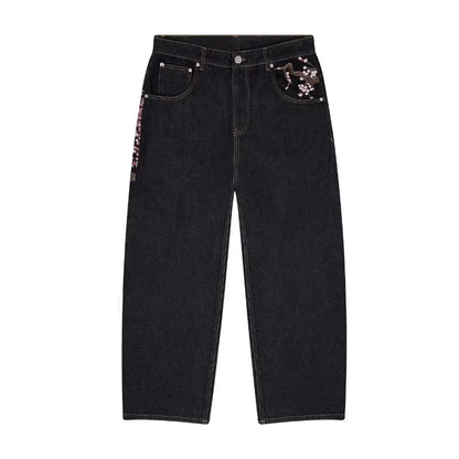 PLUM BLOSSOM EMBROIDERY DENIM®