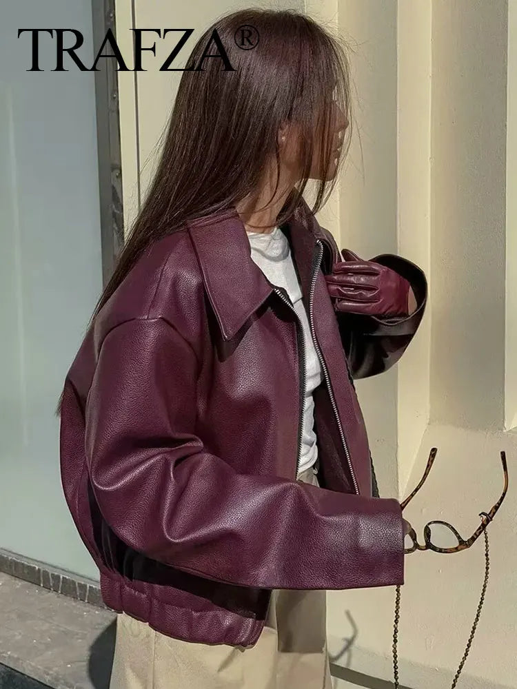RED LEATHER JACKET®