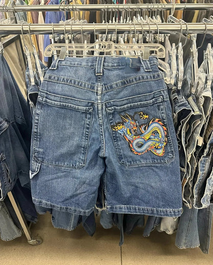 DRAGON EMBROIDED JORTS®