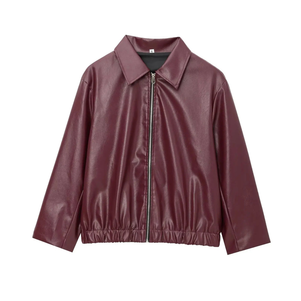 RED LEATHER JACKET®
