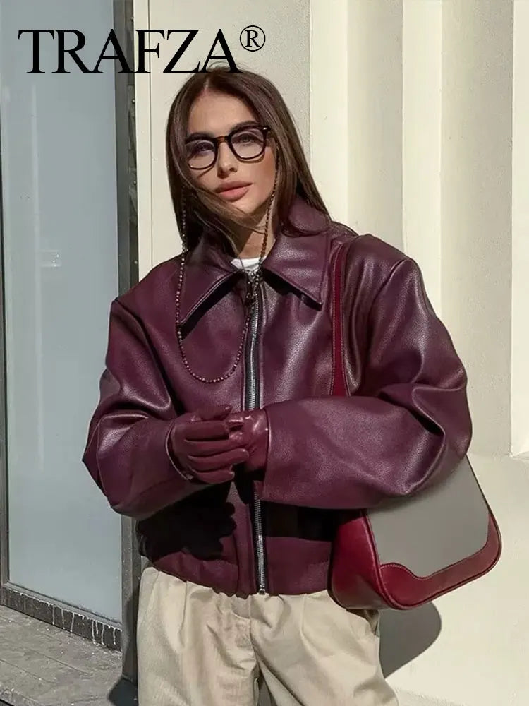 RED LEATHER JACKET®