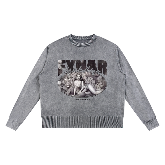 WILDLIFE ACID WASHED SWEATER®