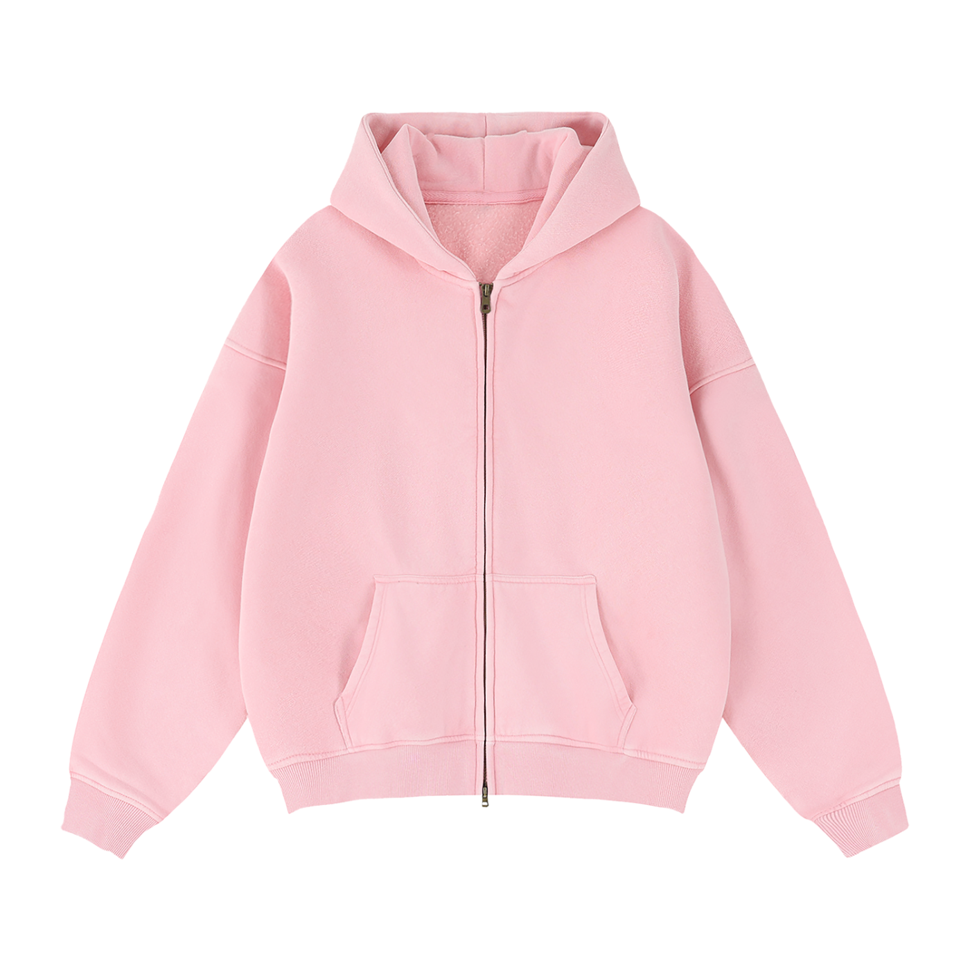 THICK BOXY ZIP-UP
