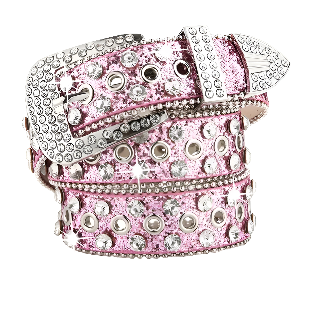 PINK RHINESTONE BELT®