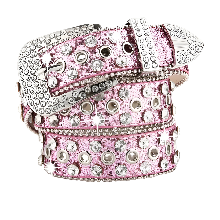 PINK RHINESTONE BELT®