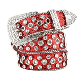 RED RHINESTONE BELT®