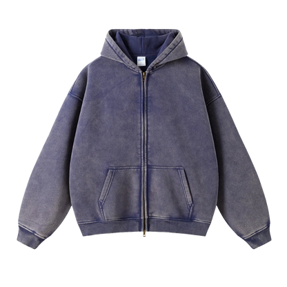 FLEECE ZIP-UP® [NAVY BLUE]