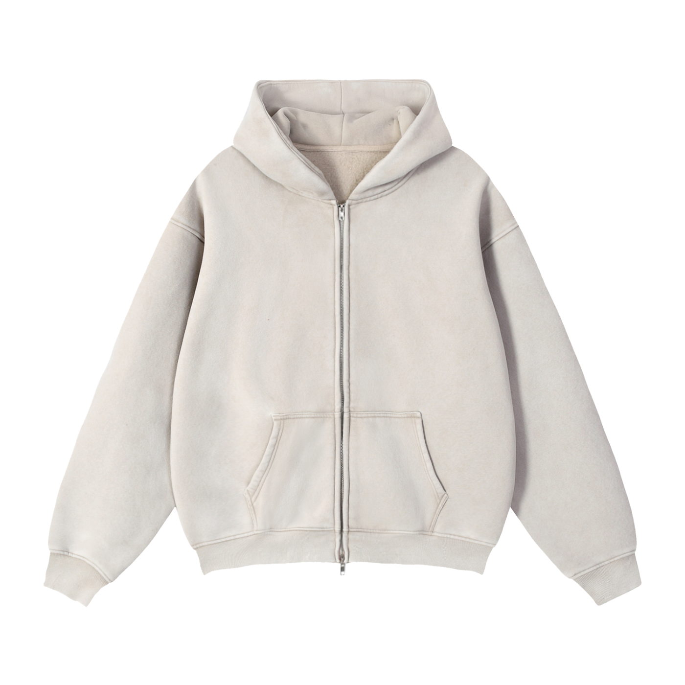 THICK BOXY ZIP-UP