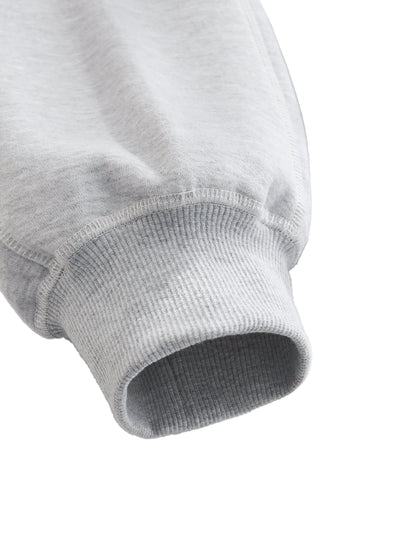 CONTRAST- STITCHED BOXY FLEECE ZIP-UP®